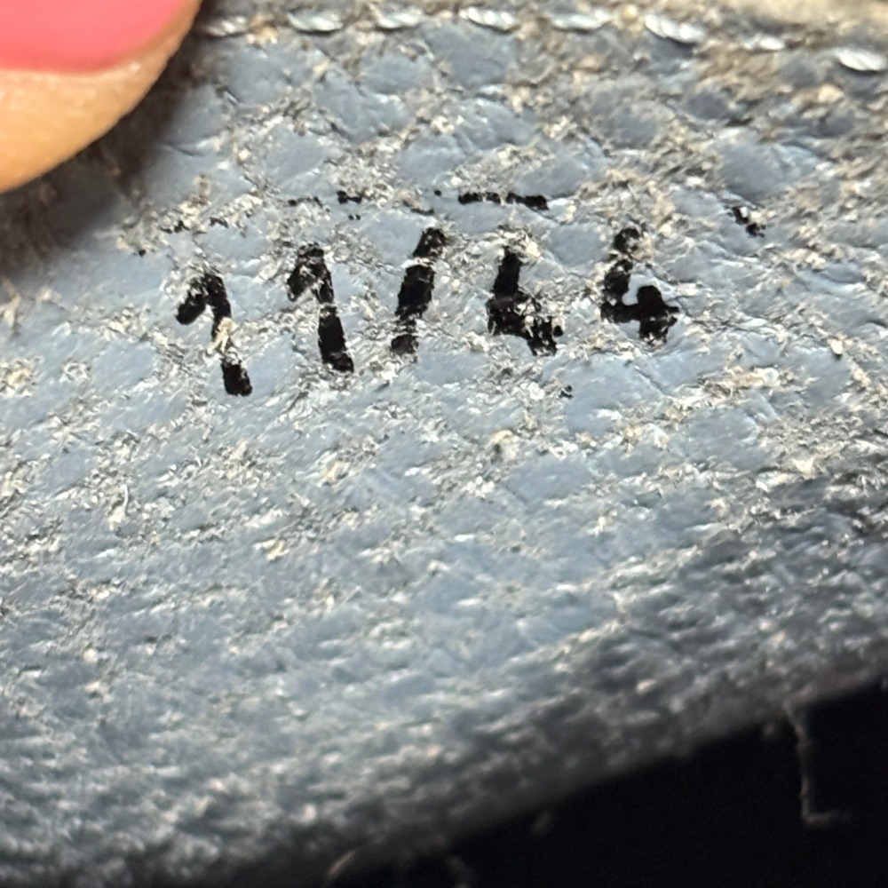 Robert Wayne Loafers Mens 11 Blue Red Square Toe Leather Slip On Shoes Y2K Retro - Picture 8 of 8